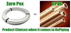 Product Choices When It Comes Time to Repipe your Home or Business